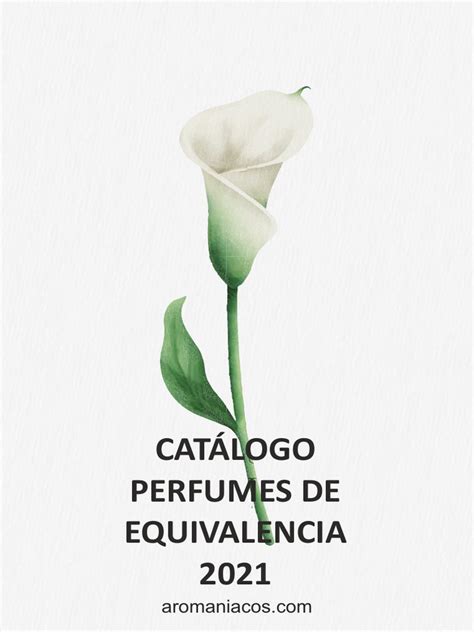 CATÁLOGO PERFUMES DE EQUIVALENCIA 2021.